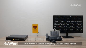 AP-EVP60R Outdoor Emergency Call SIP Video Phone(옥외용 HD IP 비상 호출 영상 통화장치)