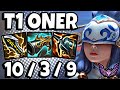 T1 oner kindred vs reksai  jungle  patch 148 korea master 