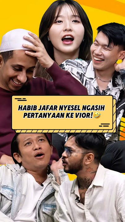 Habib Jafar nyesel ngasih pertanyaan ke Vior‼️🤣 #vior #habibjafar #boris #shorts