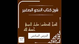 شرح كتاب النحو الصغير (الدرس السادس) ا.د سليمان العيوني حفظه الله