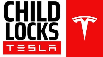 How To Turn on CHILD LOCKS on Tesla Model Y and Model 3 | How To Enable Child Security (2024)
