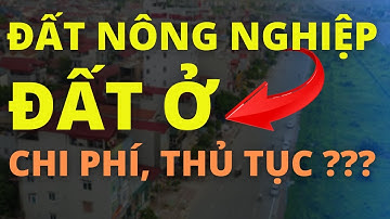 Chuyển Đổi ĐẤT NÔNG NGHIỆP Sang ĐẤT Ở, Chi Phí, Thủ Tục Mới Nhất