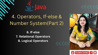 Lec 4(Part 2): If-else statement, Operators(Relational and Logical) in JAVA | Programming Exercises