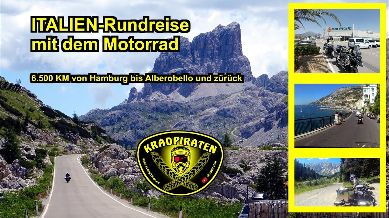 Mit Dem Motorrad Nach Italien Was Ist Zu Beachten ITALIEN-Rundreise mit dem Motorrad - YouTube