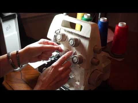 Threading a Serger