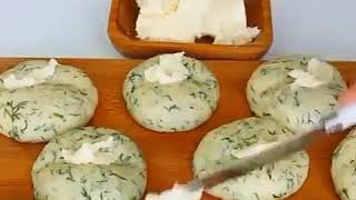 Турецкие бублики. "Слоёная Ачма с Укропом" Турецкие бублики. "Слоёная Ачма с Укропом"