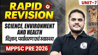 MPPSC Pre 2026 | General Science One shot | Rapid Revision Series| Unit-07 General Science Marathon