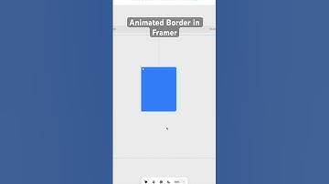 Framer Tutorial: Animated Border in 2 Minutes (No-code) #framer #webdesign #ui #nocode