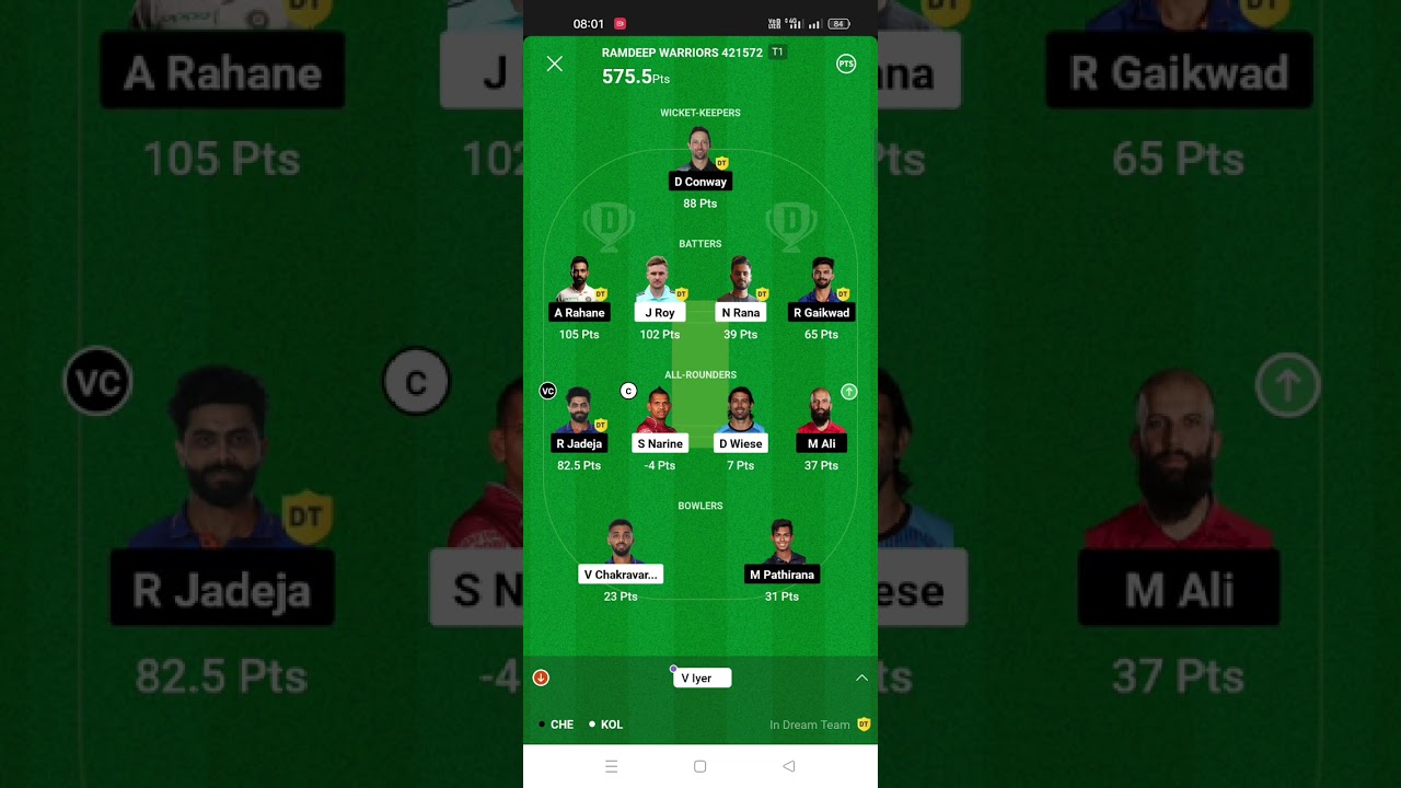 KOL vs CHE Loss lPL Teem Bada Mistek