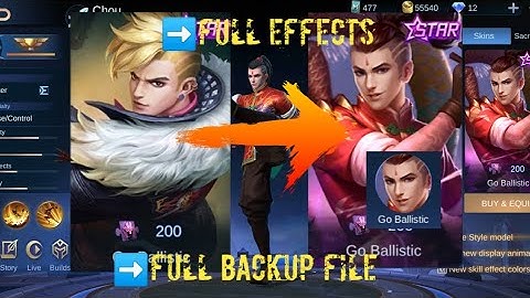 CHOU STARLIGHT INTO DRAGON BOY REVAMP EPIC SKIN SCRIPT WITH BACKUP FILE PROJECT NEXT PATCH LATEST