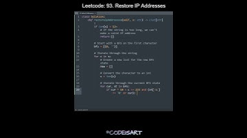 Leetcode 93. Restore IP Addresses in Python | Python Leetcode | Python Coding Tutorial | Python ASMR