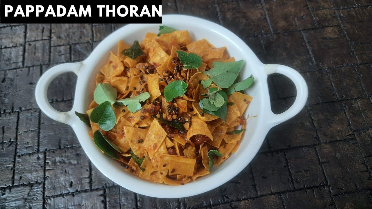 Pappadam Thoran | Delicious Simple recipes