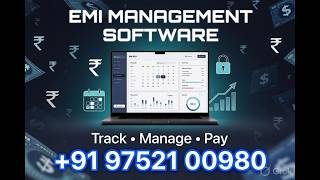 Best EMI Management Software | Smart Loan &amp; Installment Tracking Platform