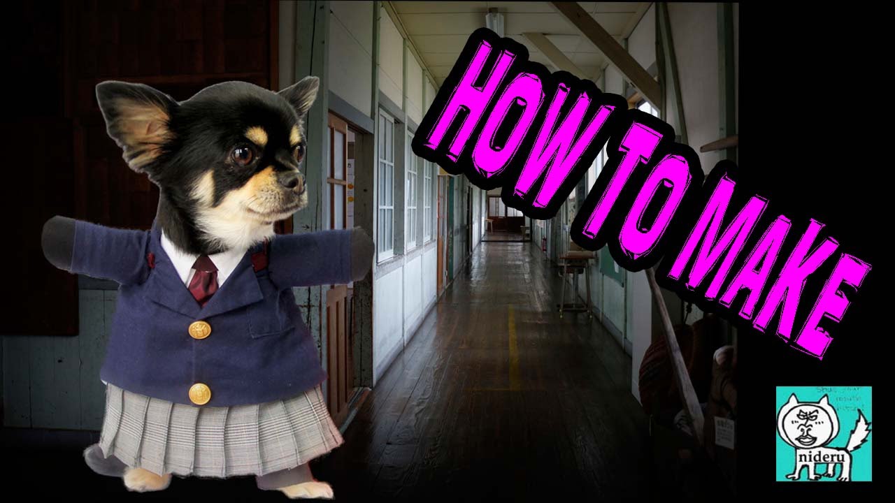 13種類の２足歩行風コスプレ撮影用 犬の服の型紙 着物 制服 あかずきん ウサギ 猿 ゴスロリ ハロウィン クリスマス他 シーズーひかちゃんサイズ 首下25cm サイズ変更 型紙補正 は簡単です Nideru S Gallery Minne 国内最大級のハンドメイド 手作り通販サイト