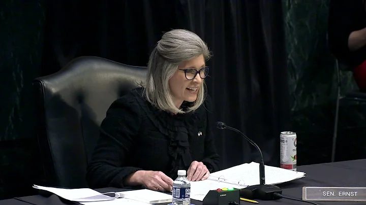 At Hearing, Ernst Sticks Up for Iowa Farmers, Biofuel: “A strong RFS supports rural America”