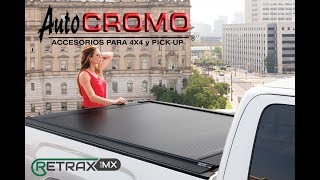 Retrax, una cobertura de excelente calidad, para la caja de su camioneta Pick up, 4x4