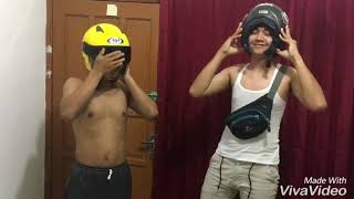 #video lucu..#helm challenge