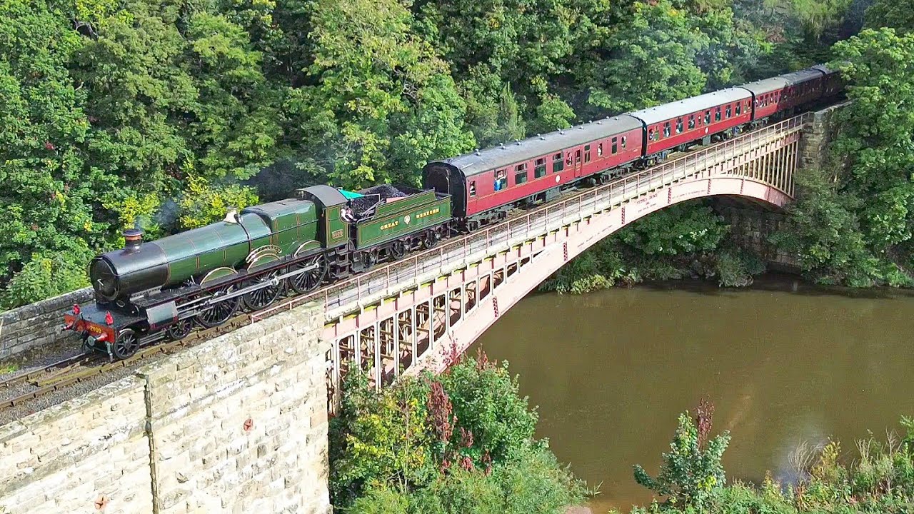 Steam Locomotives On UK Heritage Railways Compilation 2024