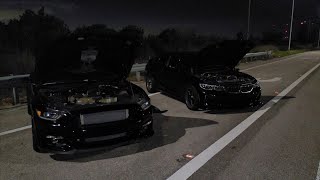 BMW M340i PT6870 Turbo E85 & Meth vs Ford Mustang GT VMP 2.3 Supercharger Heads/Cams E85