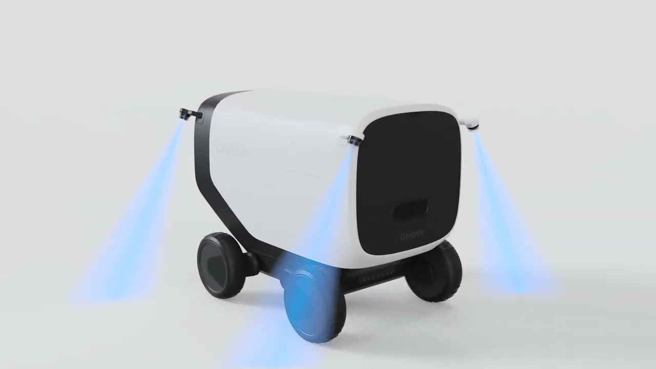 Unitree 4D Lidar L1 Radar Laser Biônico Logística e armazenamento