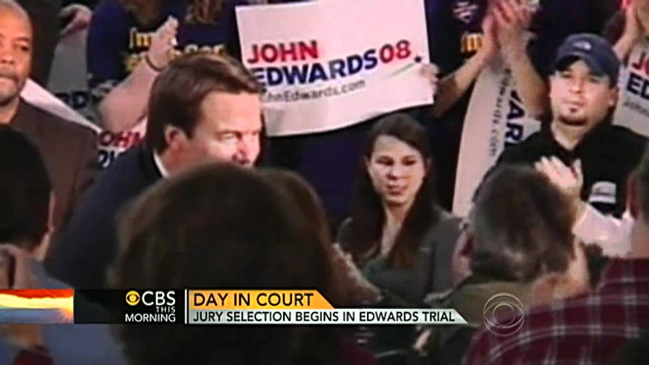 John Edwards trial jury selection begins