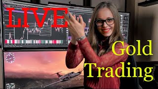 Live Gold (XAUUSD) Trading &amp; Technical Analysis - My Gold Trading Strategy