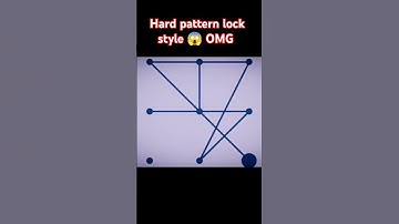 OMG 😰 khatarnak hard pattern lock 🔐 pattern #mathematics #technicalshahid999 #design
