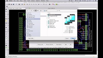 How to generate gerber file using eagle CAD software