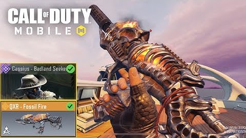 Unlocking The Whole Legendary QXR - Fossil Fire Lucky Draw For 1000 Subscribers COD Mobile