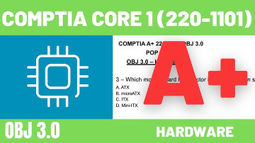 CompTIA A+ Core 1 (220-1101) OBJ 3.0 Hardware PopQuiz4
