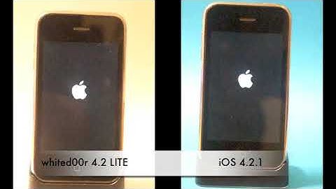 whited00r 4.2 vs iOS 4.2.1 [OFFICIAL VIDEO]