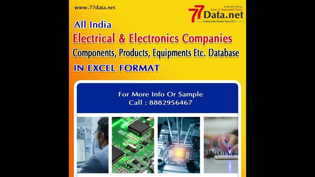 All India Electrical & Electronics Companies Data