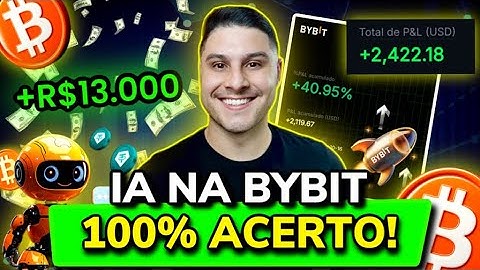 Novo Robô de IA na Bybit para iniciantes em Criptomoedas com 100% de Assertividade! 