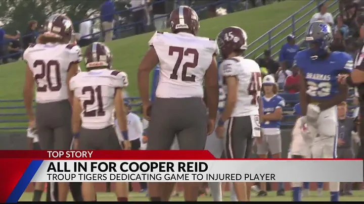 Troup High School dedicates game to Cooper Reid, T...