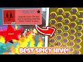 I got 50 spicy bees and literally broke bee swarm again