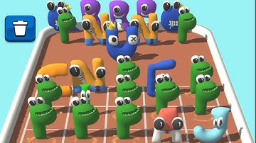 Merge Alphabet game videos max level part 4 #mergealphabetlorerun