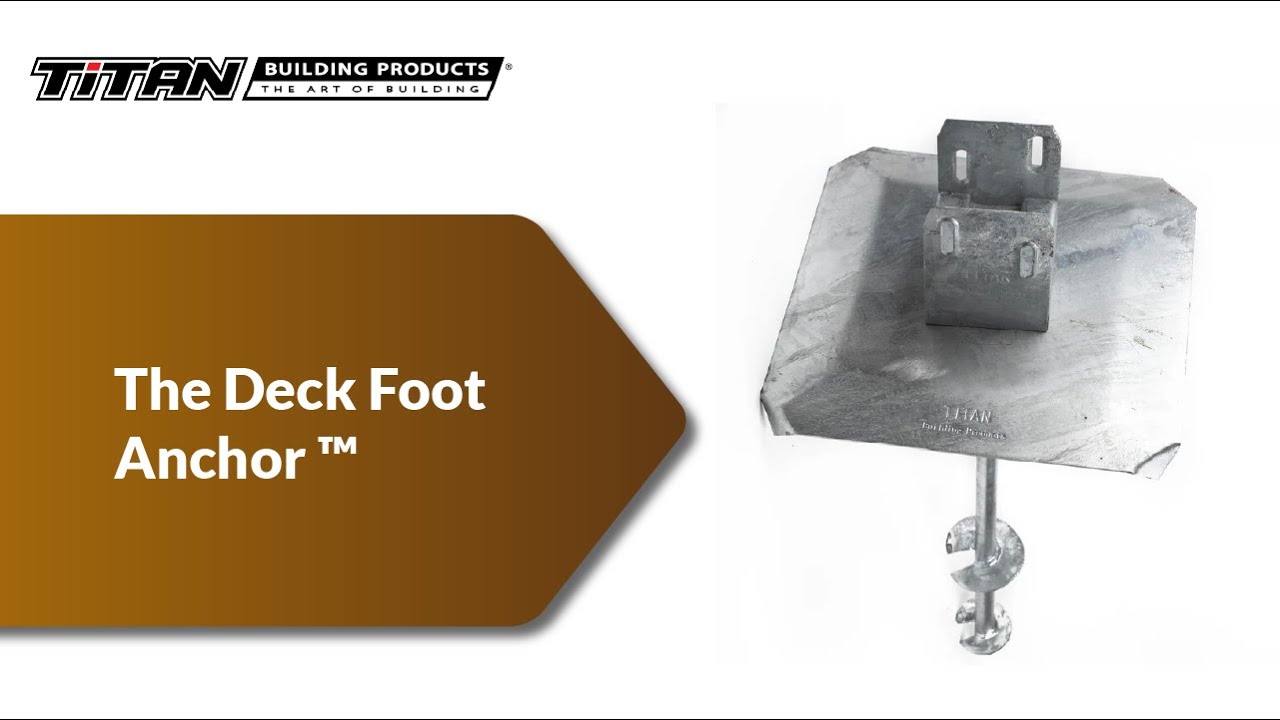 Titan Deck Foot Anchor