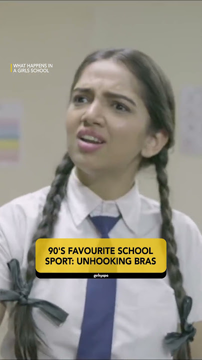 90's favourite school sport: Unhooking Bras