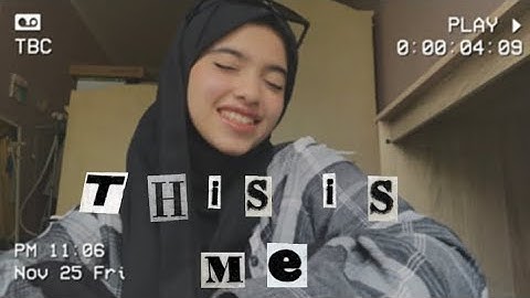 THIS IS ME !! short introduction about myself