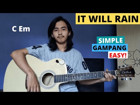 CHORD SIMPLE GAMPANG (It Will Rain - Bruno Mars) (Tutorial Gitar) Easy Chords!
