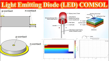 Simulation of GaAs LEDs with COMSOL