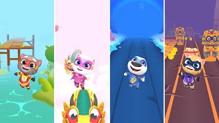 Talking Tom Hero Dash: Super Tom,Super Angela,Super Hank,Super Ginger (Android/iOS) Gameplay