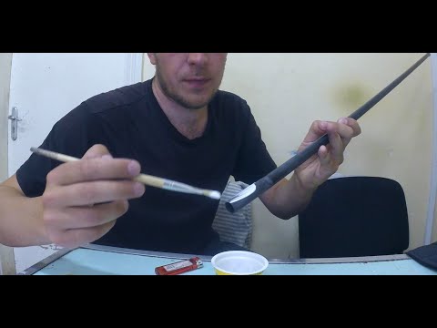 выскальзывает, слетает  колено удилища, Исправляем, Ремонт.
