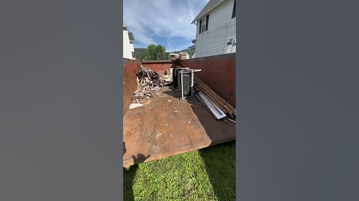 Filling the dumpster! #diy #hgtv #homeimprovement