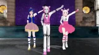 When walking to the beat of the music [MMD]