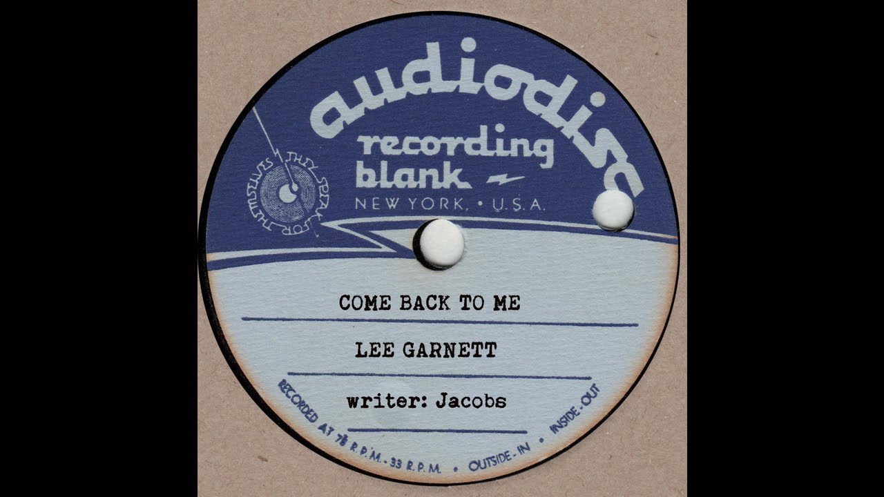 LEE Come Back To Me. ACETATE YouTube