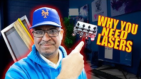 How To Use Your Manual Screen Printing Press *WITH LASERS*