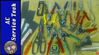 HVAC Ductwork/Sheet Metal Tools- Basics, Uses, & Demonstration of Each!