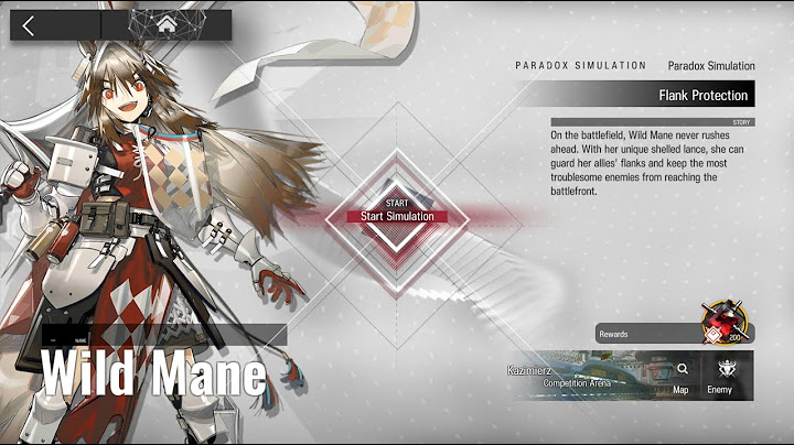 Arknights Paradox Simulation Wild Mane Guide