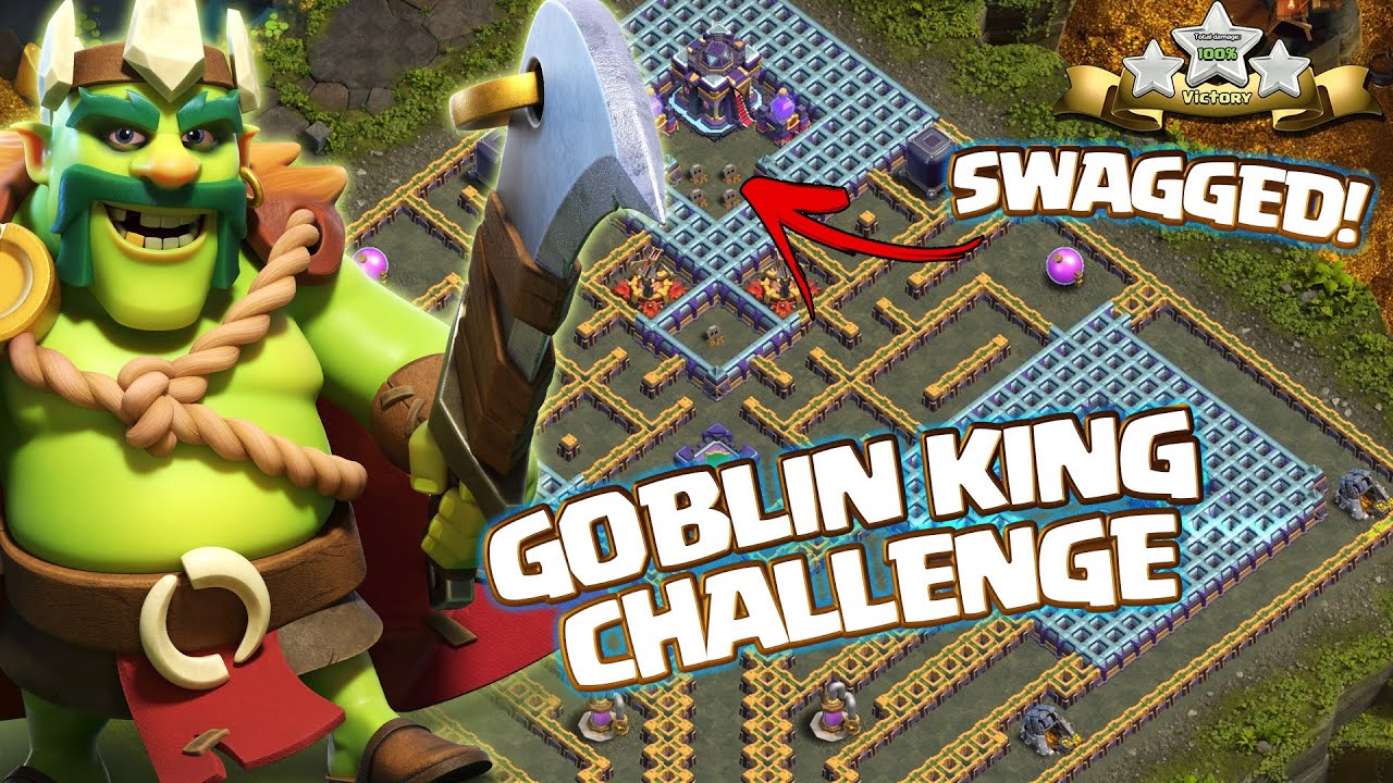 Easily 3 Star the Goblin King Challenge (Clash of Clans) 